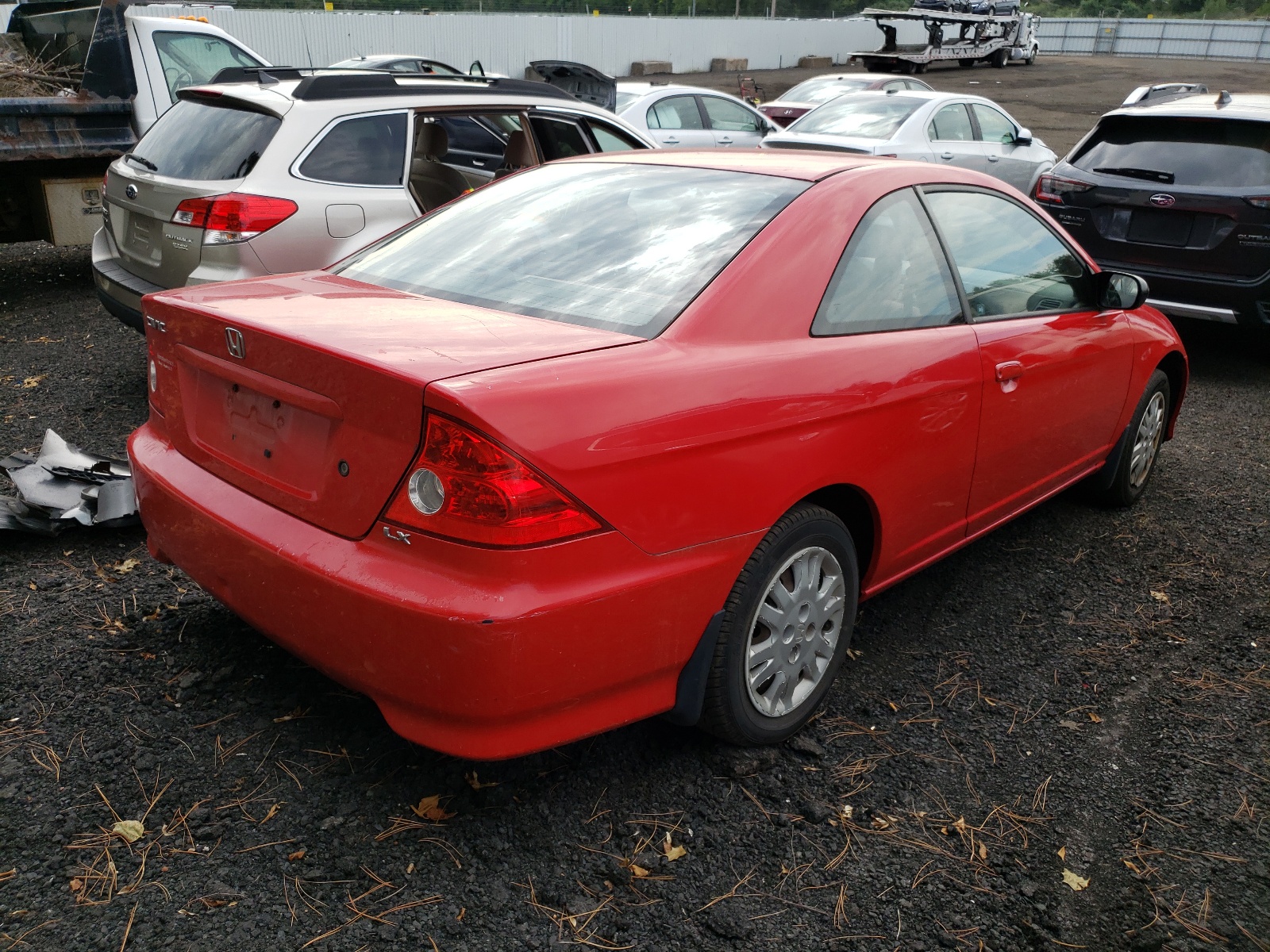 Photo 4 from auction – 2005 HONDA CIVIC LX with VIN 1HGEM22505L038429