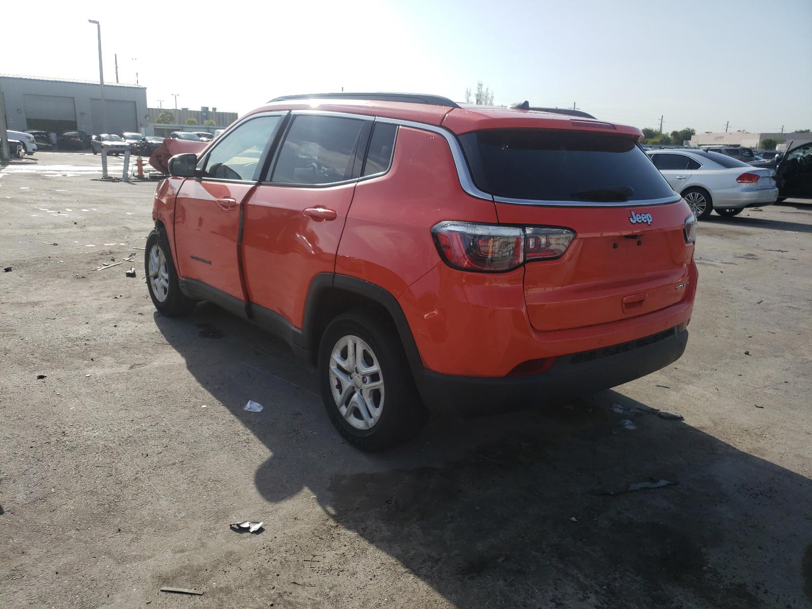 Photo 3 from auction – 2019 JEEP COMPASS SP with VIN 3C4NJCAB0KT614699