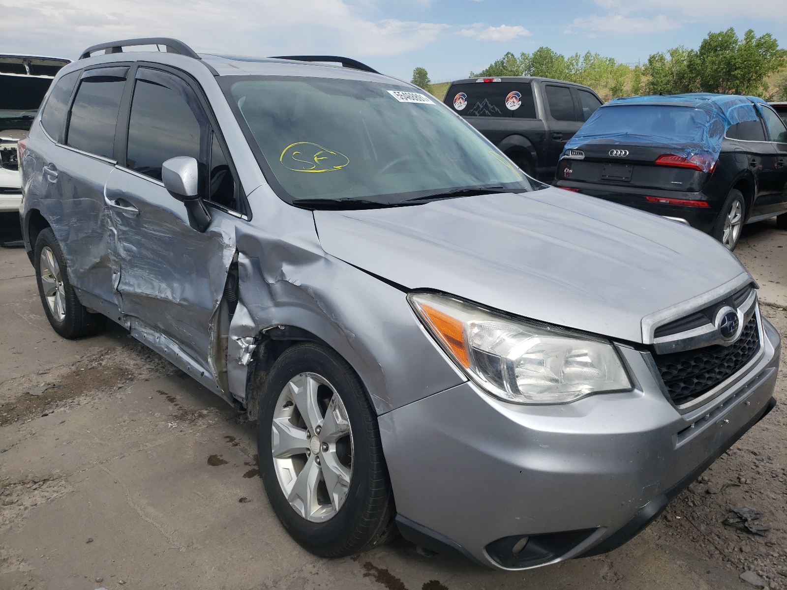 SUBARU FORESTER 2 2014 مع رقم تعريف المركبة JF2SJAJC1EH525566 - صورة من المزاد