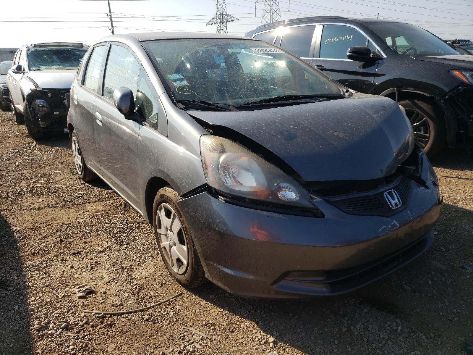 HONDA FIT 2013 with VIN JHMGE8H35DC020101 - Photo from auction