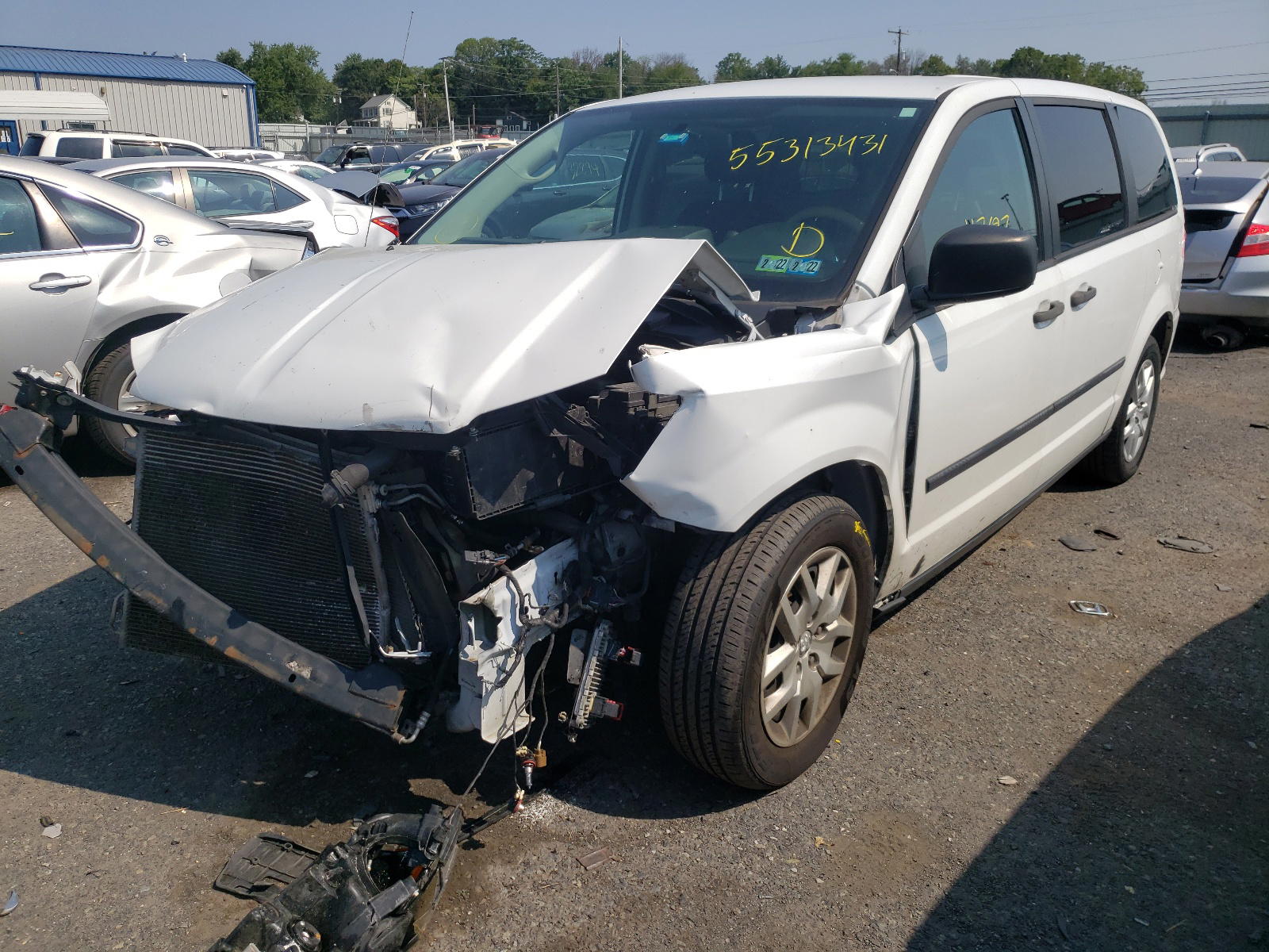 Photo 2 from auction – 2015 RAM TRADESMAN with VIN 2C4JRGAG3FR581751