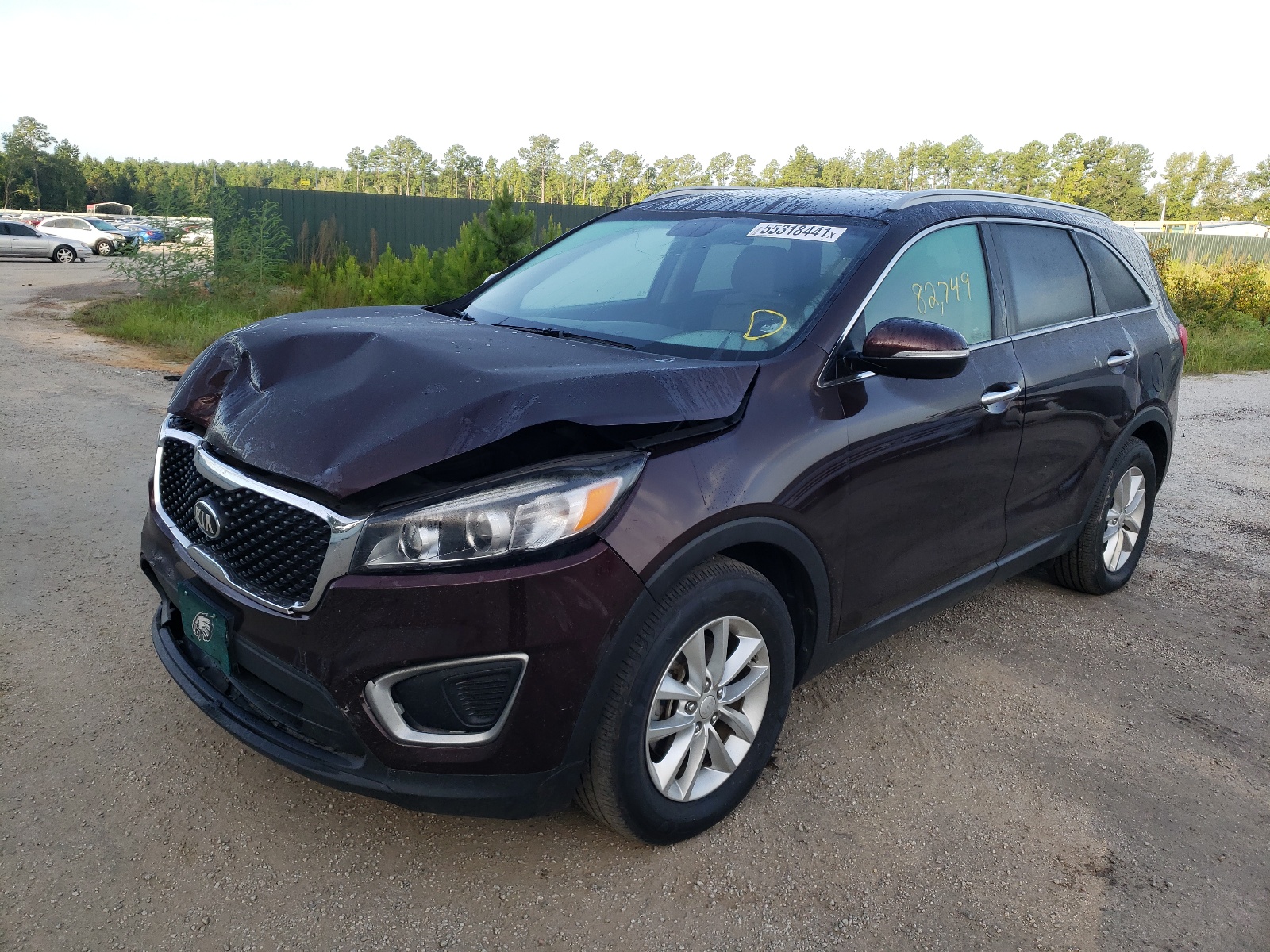 Photo 2 from auction – 2016 KIA SORENTO LX with VIN 5XYPG4A50GG022550