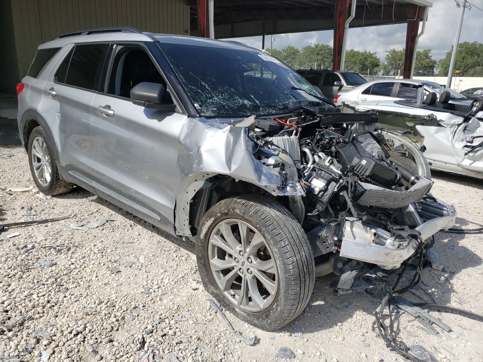 Photo 1 from auction – 2021 FORD EXPLORER X with VIN 1FMSK7DH3MGA56812