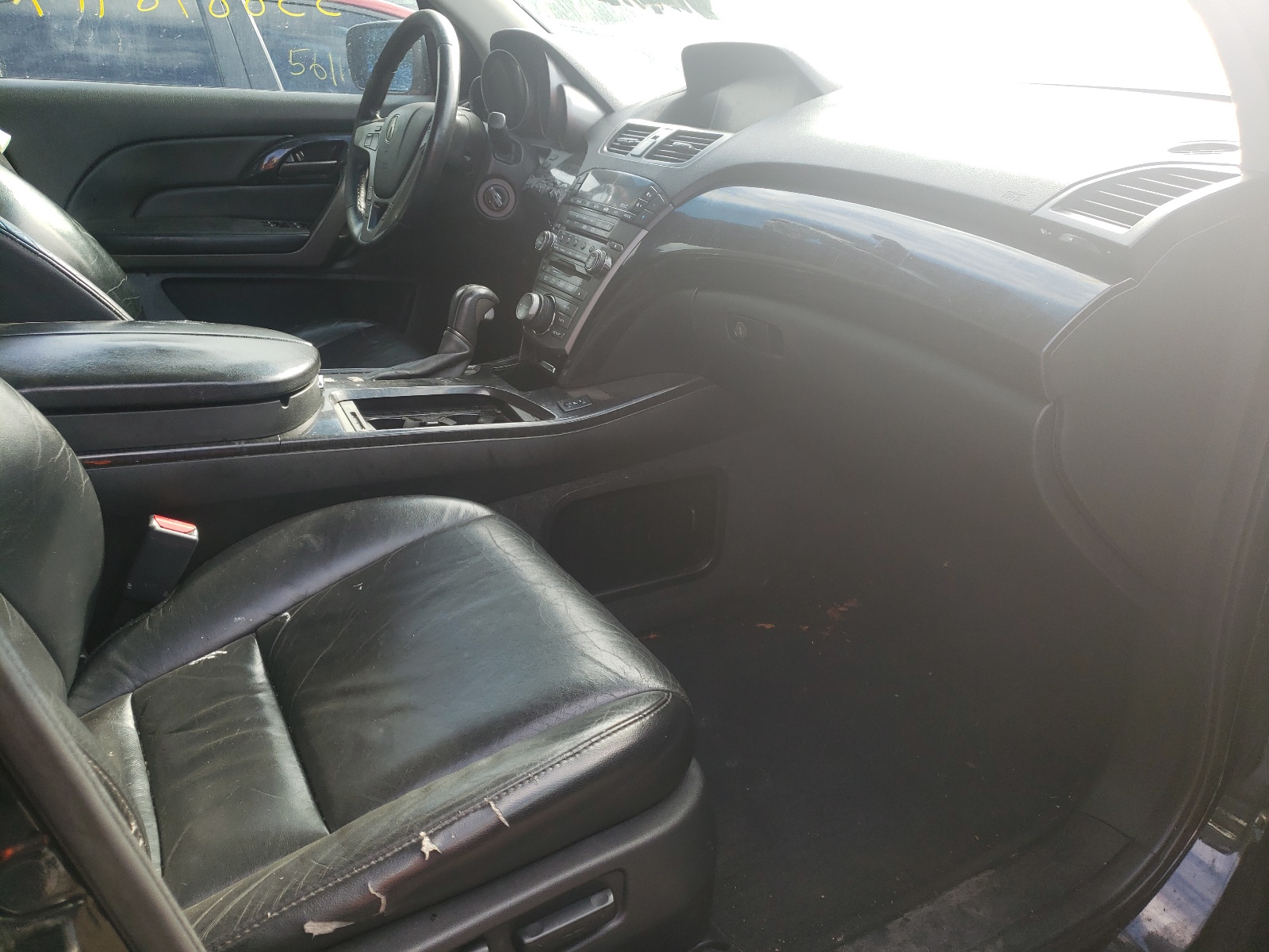 Photo 5 from auction – 2009 ACURA MDX TECHNO with VIN 2HNYD28459H524449