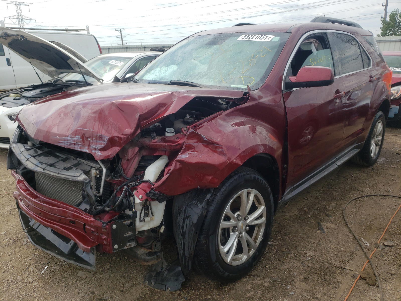Photo 2 from auction – 2017 CHEVROLET EQUINOX LT with VIN 2GNALCEK2H1577563