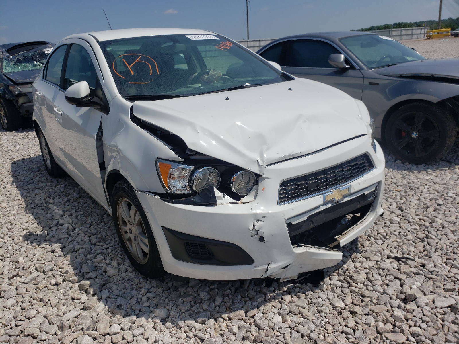 CHEVROLET SONIC LT 2015 with VIN 1G1JC5SH9F4217245 - Photo from auction