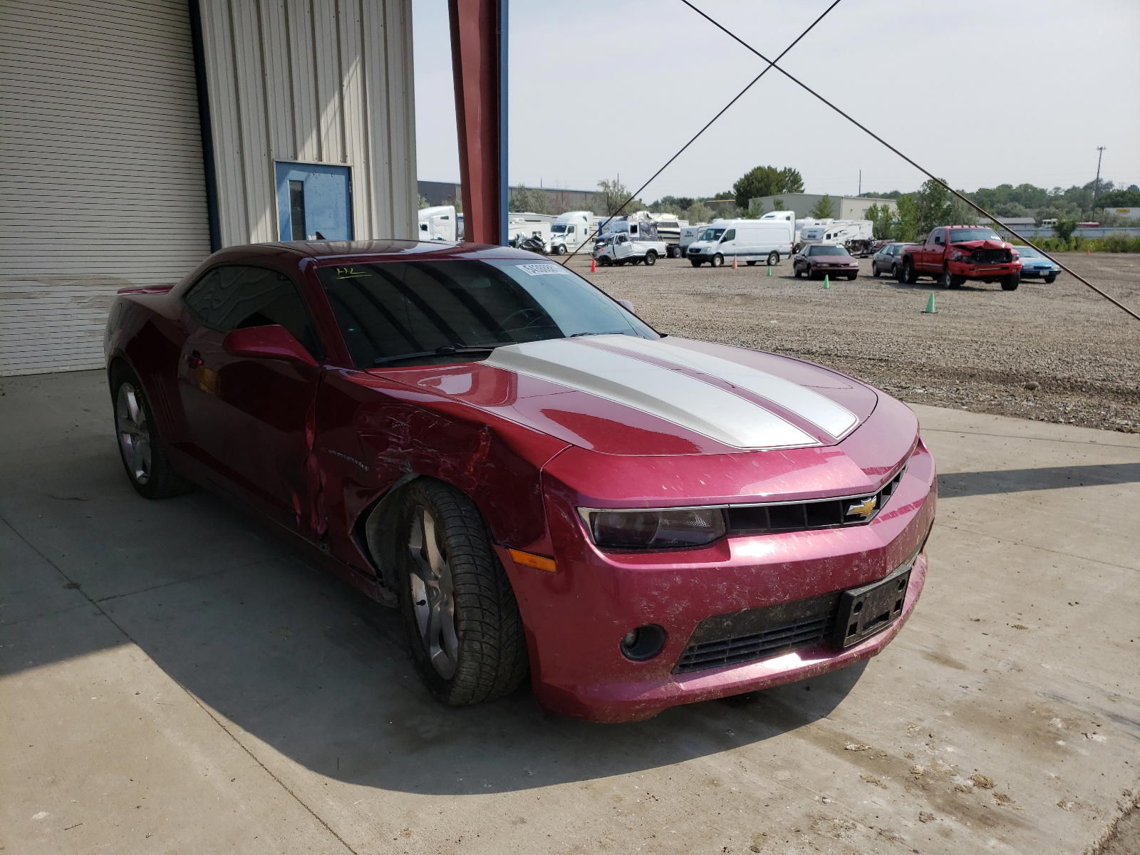 CHEVROLET CAMARO LT 2014 with VIN 2G1FB1E34E9299074 - Photo from auction