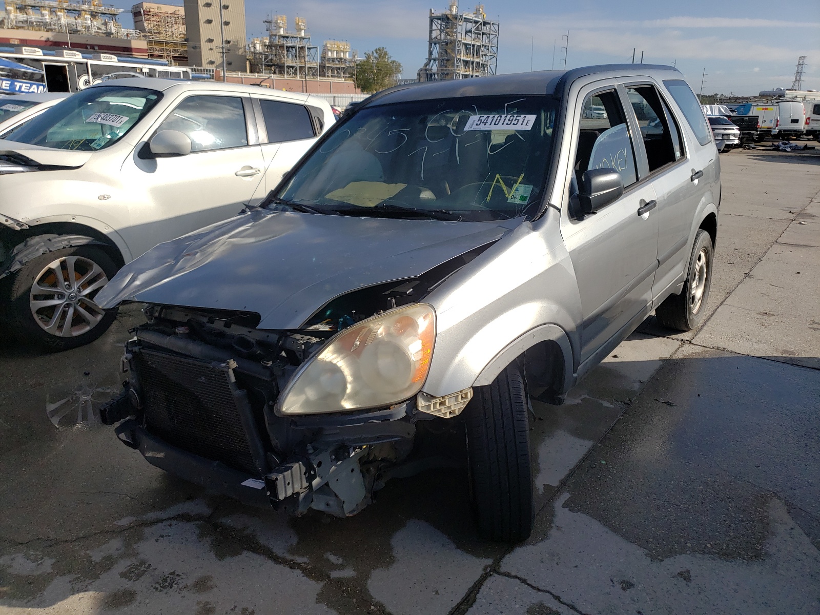 Photo 2 from auction – 2006 HONDA CR-V LX with VIN JHLRD68596C000345
