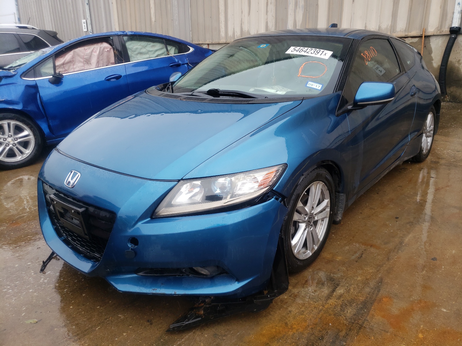 Photo 2 from auction – 2012 HONDA CR-Z EX with VIN JHMZF1C68CS000718