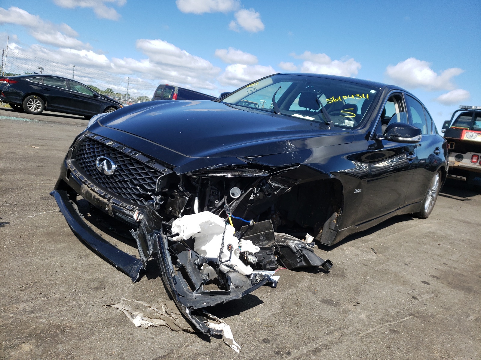 Photo 2 from auction – 2018 INFINITI Q50 LUXE with VIN JN1EV7AR4JM436280