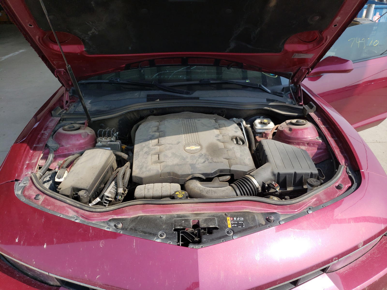 Photo 7 from auction – 2014 CHEVROLET CAMARO LT with VIN 2G1FB1E34E9299074