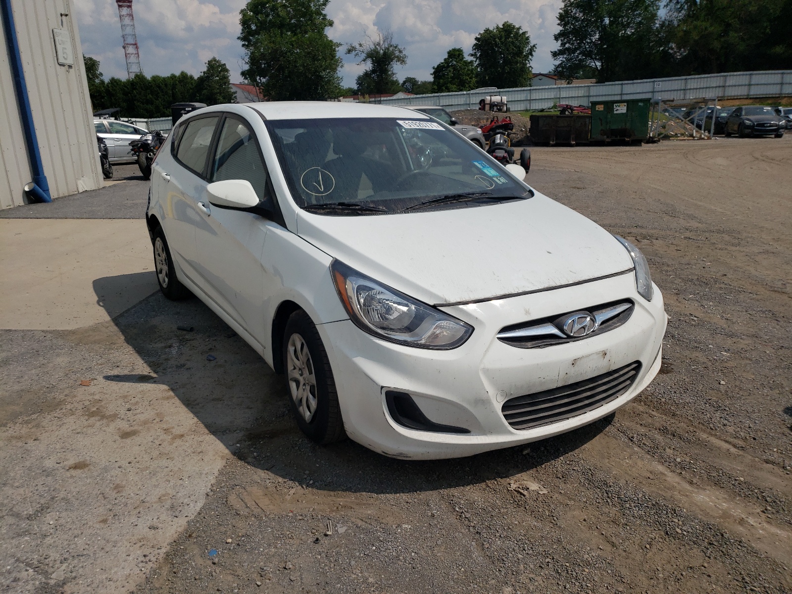 HYUNDAI ACCENT GLS 2014 with VIN KMHCT5AE4EU147798 - Photo from auction
