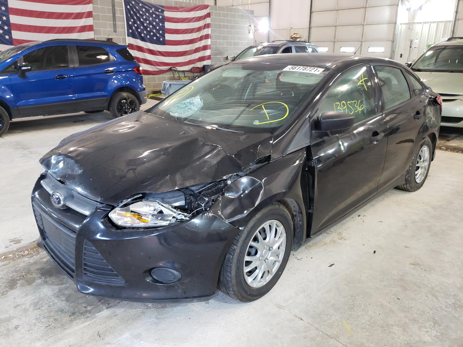 Photo 2 from auction – 2014 FORD FOCUS S with VIN 1FADP3E28EL105082