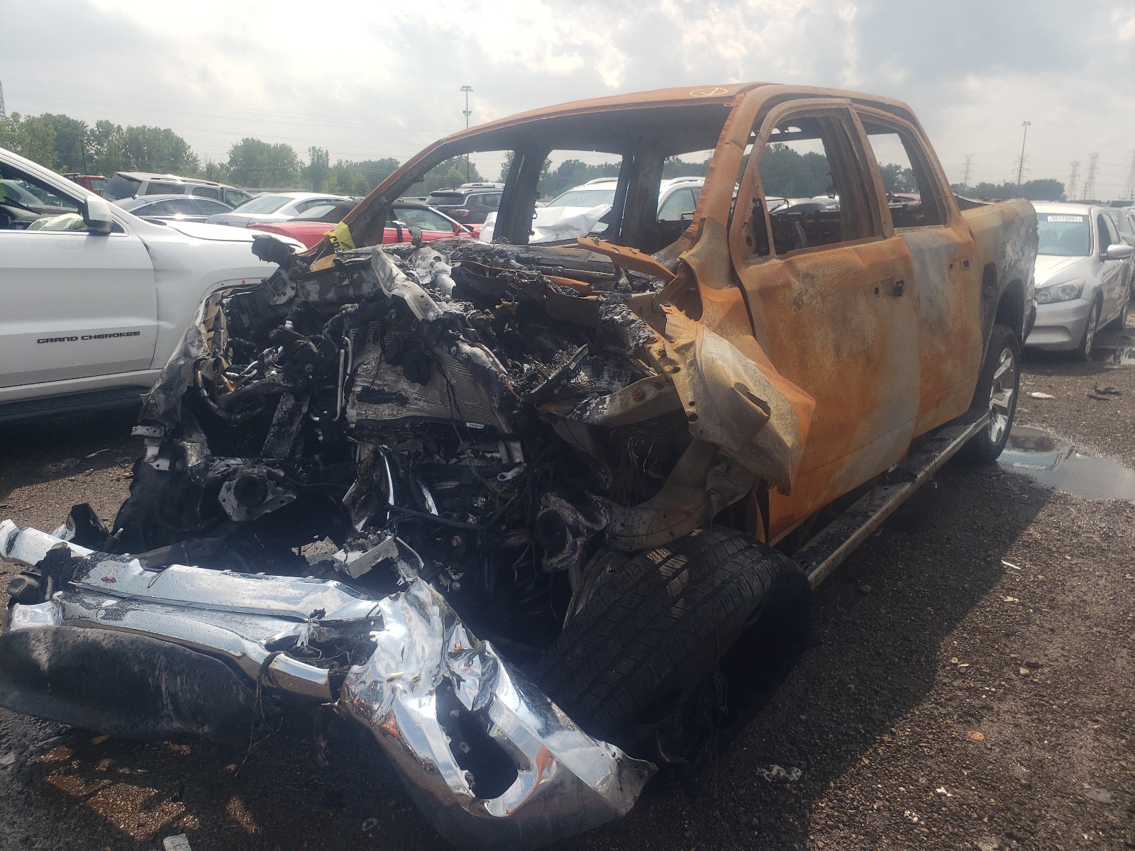 Photo 2 from auction – 2019 RAM 1500 BIG H with VIN 1C6RRFFG7KN908575