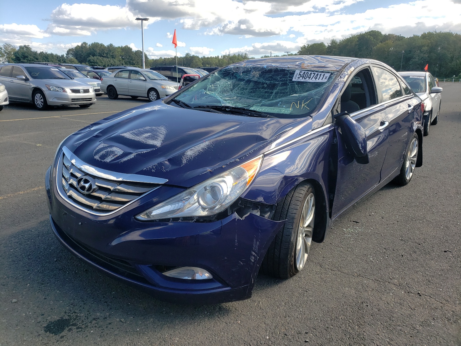 Photo 2 from auction – 2013 HYUNDAI SONATA SE with VIN 5NPEC4AC6DH766403