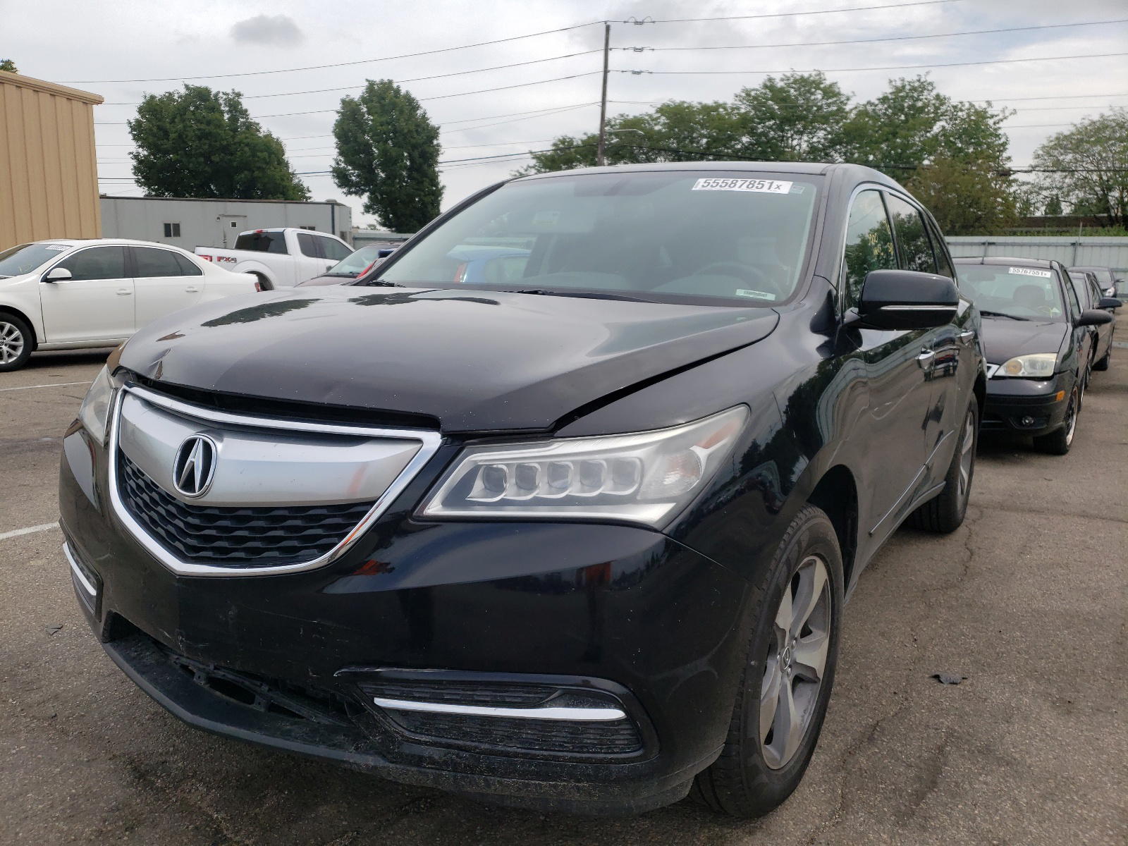 Photo 2 from auction – 2014 ACURA MDX with VIN 5FRYD4H21EB003842