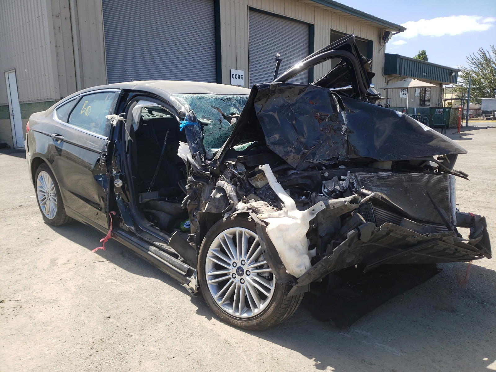 FORD FUSION SE 2016 with VIN 3FA6P0T92GR291682 - Photo from auction