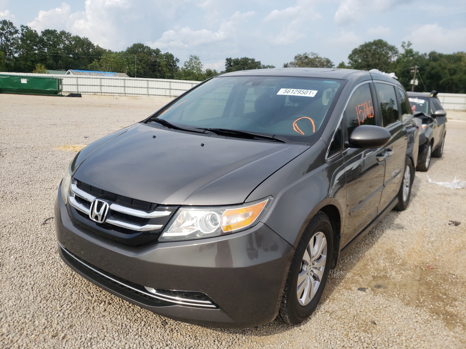 Photo 2 from auction – 2015 HONDA ODYSSEY EX with VIN 5FNRL5H61FB016271