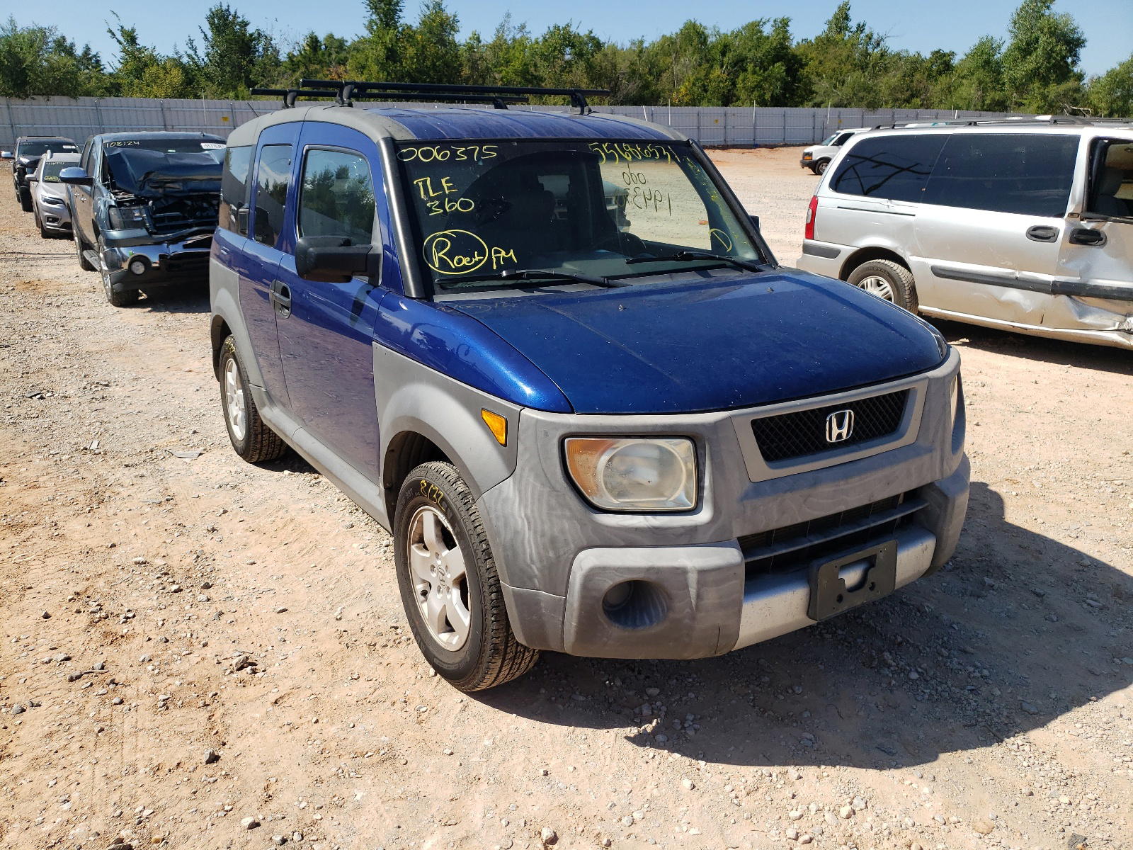 HONDA ELEMENT EX 2005 with VIN 5J6YH28655L006375 - Photo from auction