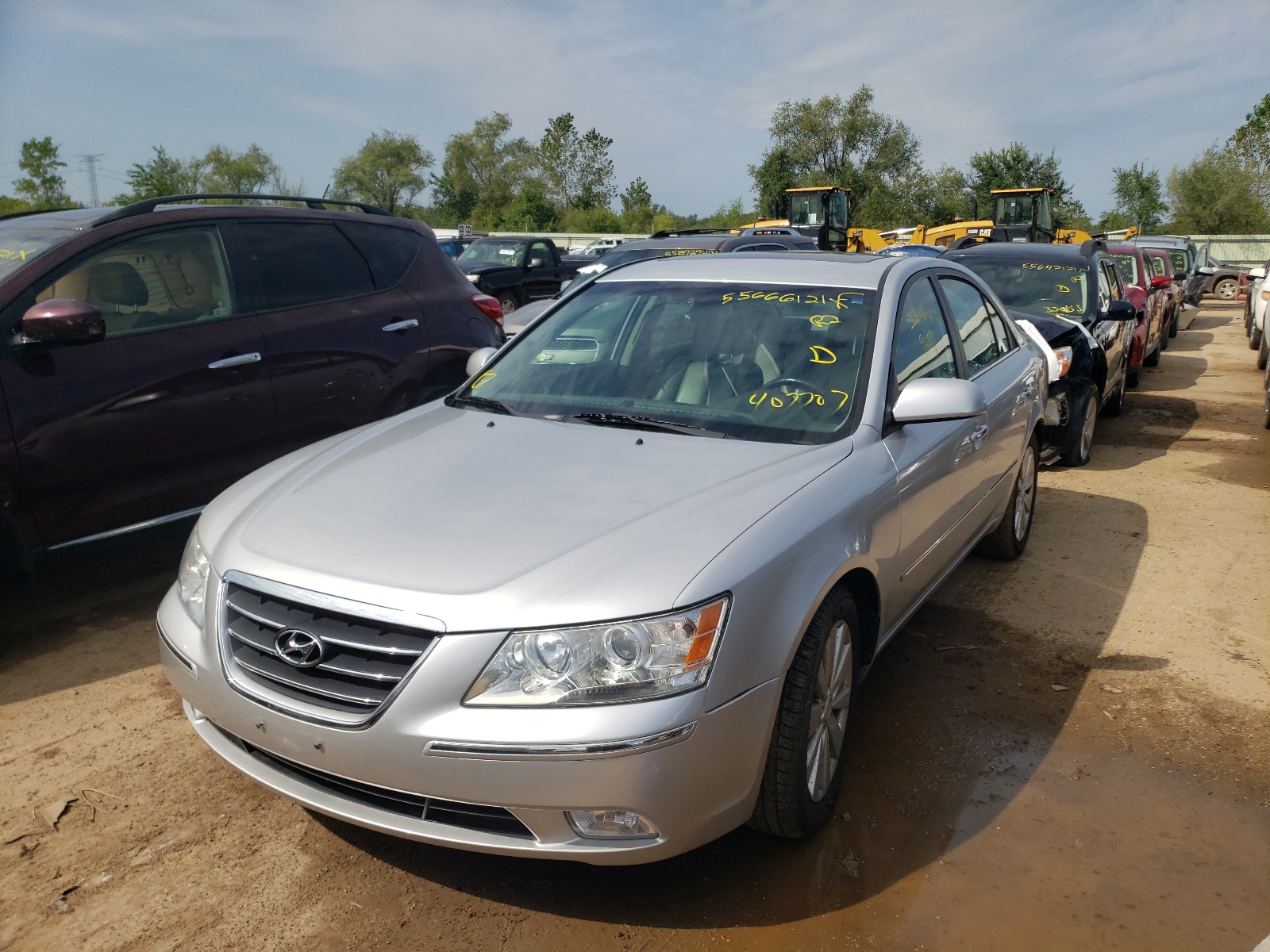 Photo 2 from auction – 2009 HYUNDAI SONATA SE with VIN 5NPEU46F89H407707
