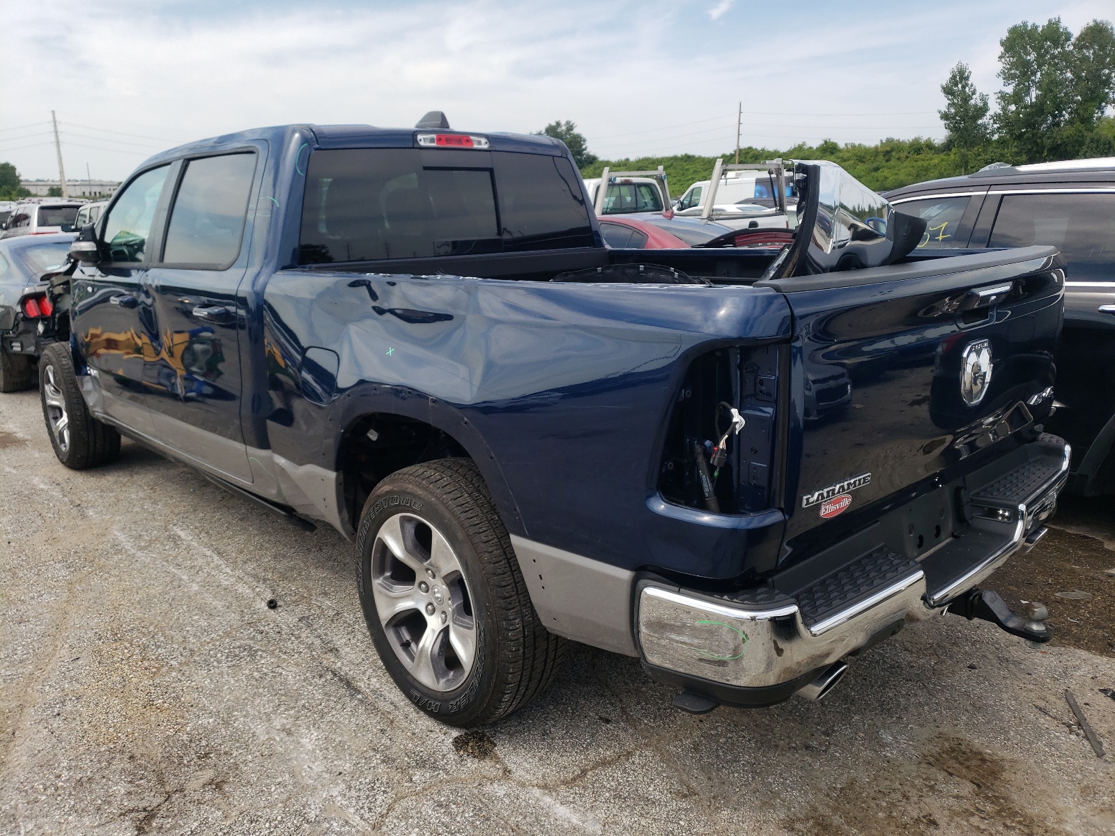 Photo 3 from auction – 2020 RAM 1500 LARAM with VIN 1C6SRFRM8LN258465