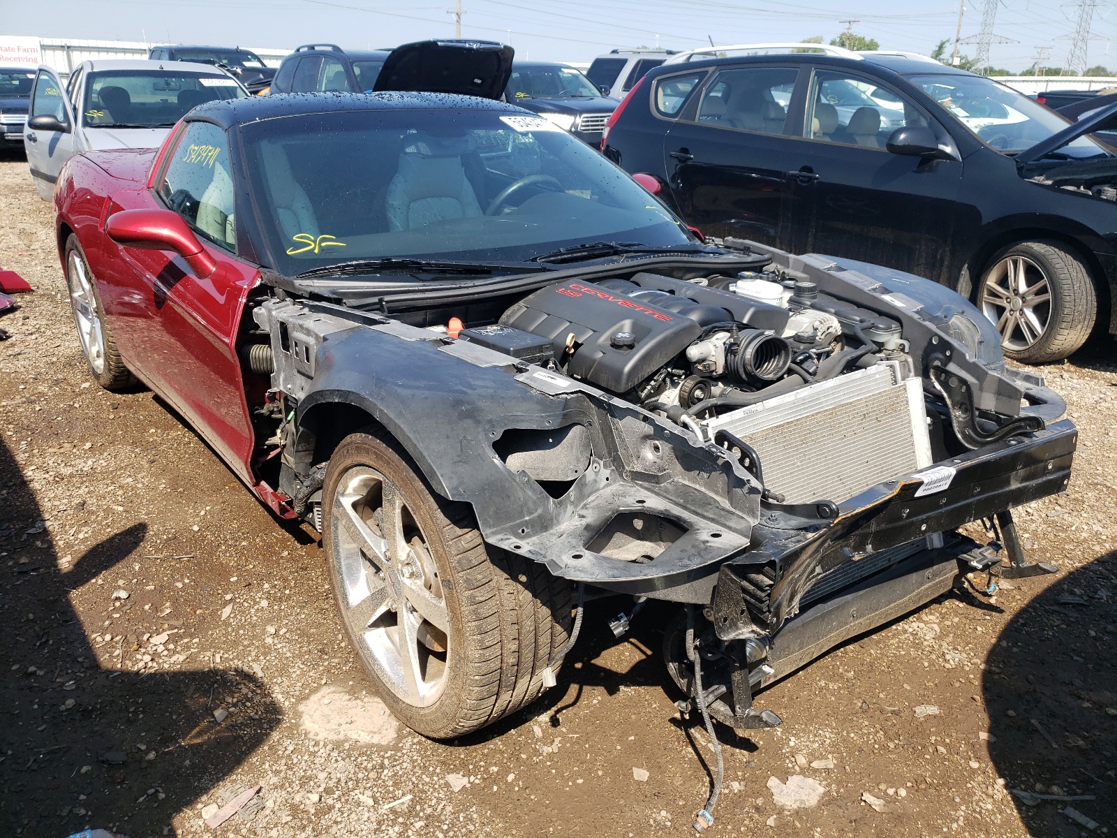 Photo 1 from auction – 2008 CHEVROLET CORVETTE with VIN 1G1YY26W185119458