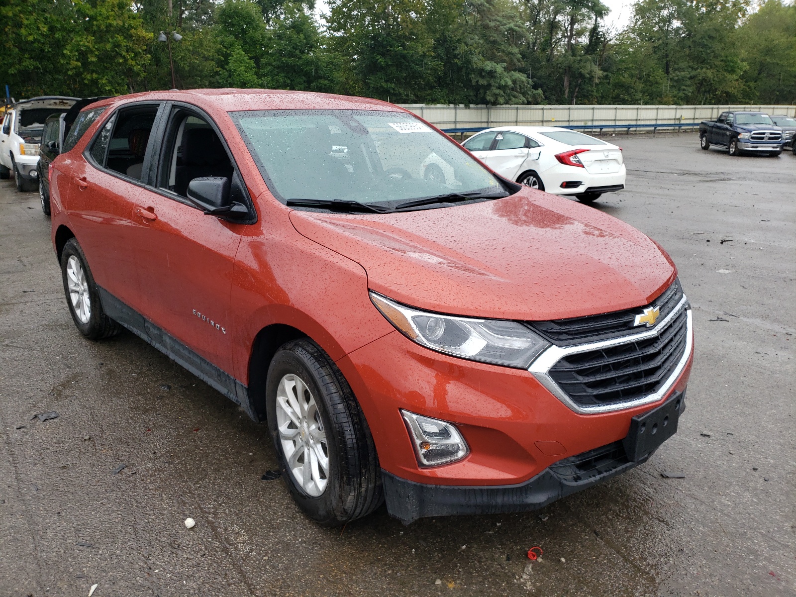CHEVROLET EQUINOX LS 2020 with VIN 2GNAXHEV0L6263403 - Photo from auction