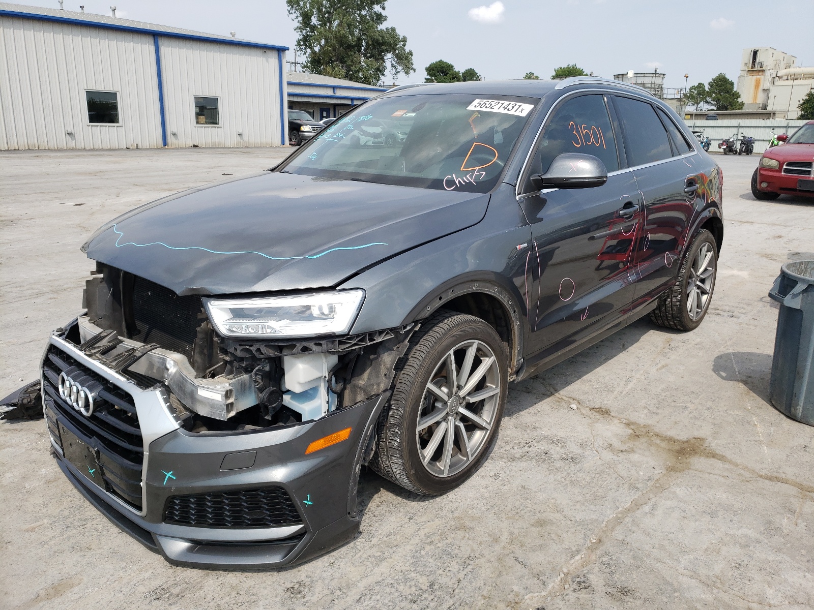 Photo 2 from auction – 2018 AUDI Q3 PREMIUM with VIN WA1JCCFS3JR020336