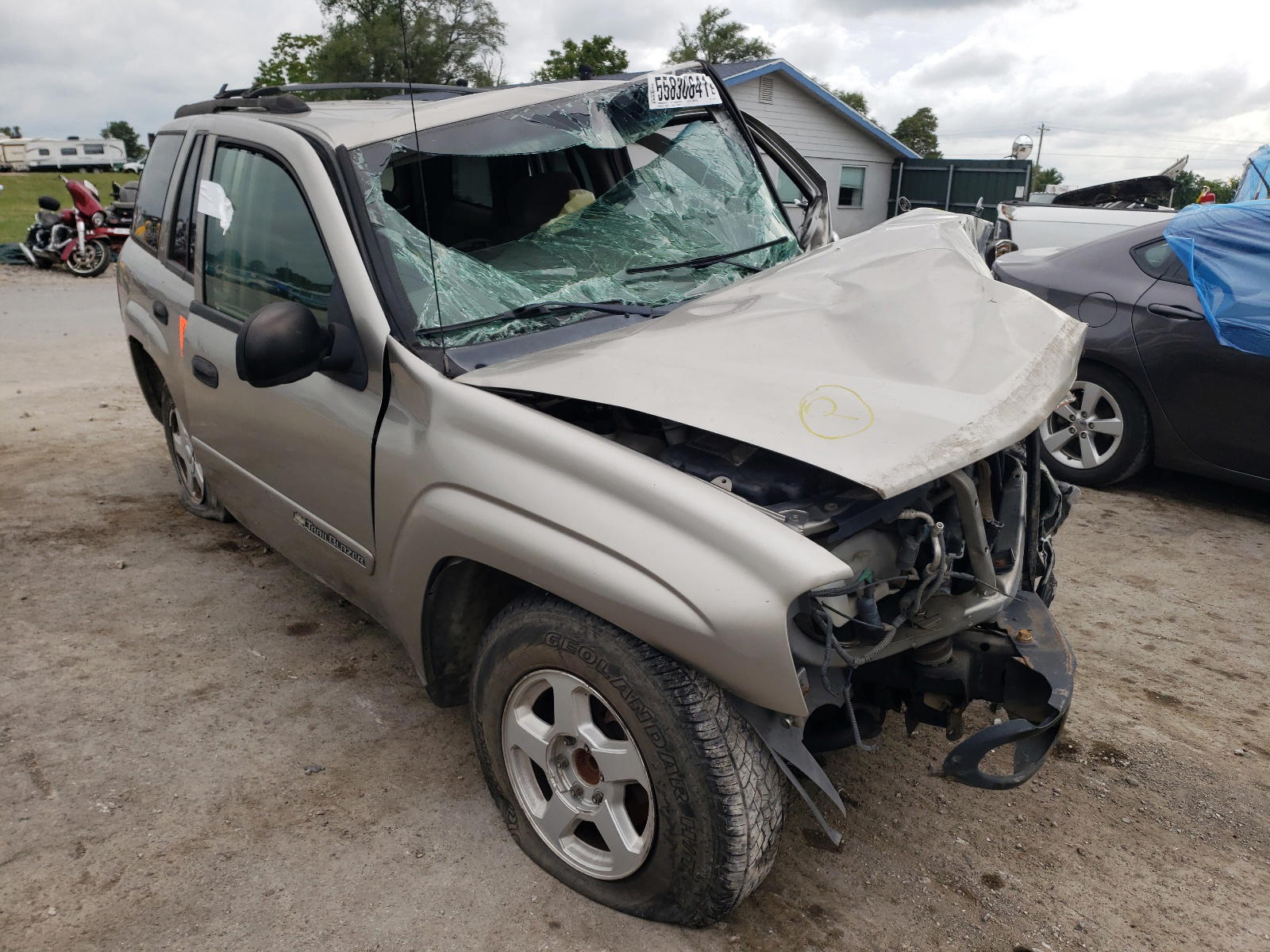 CHEVROLET TRAILBLAZE 2002 with VIN 1GNDS13S822499465 - Photo from auction