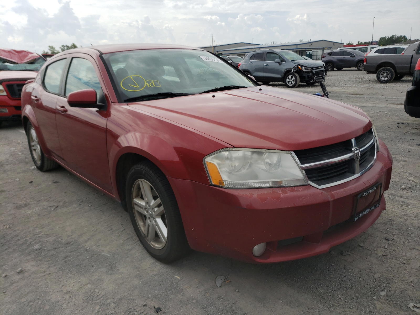 DODGE AVENGER 2010 with VIN 1B3CC5FB4AN152251 - Photo from auction
