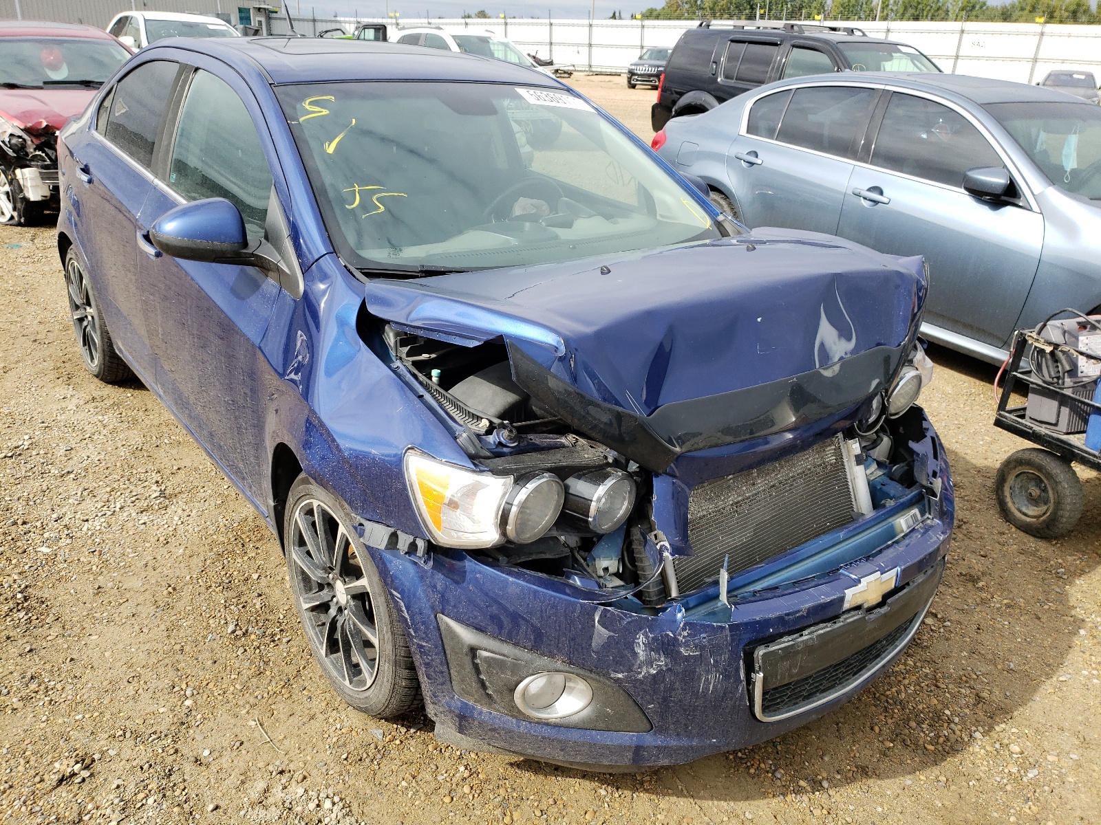 Photo 1 from auction – 2012 CHEVROLET SONIC LTZ with VIN 1G1JE5SB0C4195847