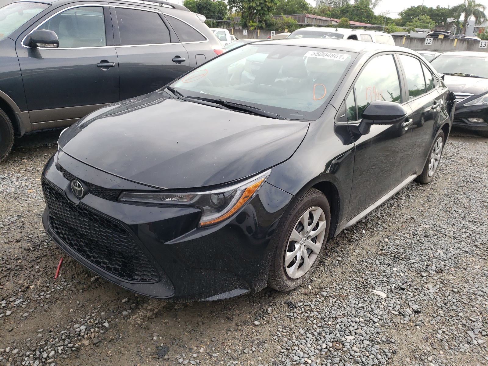 Photo 2 from auction – 2021 TOYOTA COROLLA LE with VIN 5YFEPMAE4MP154399