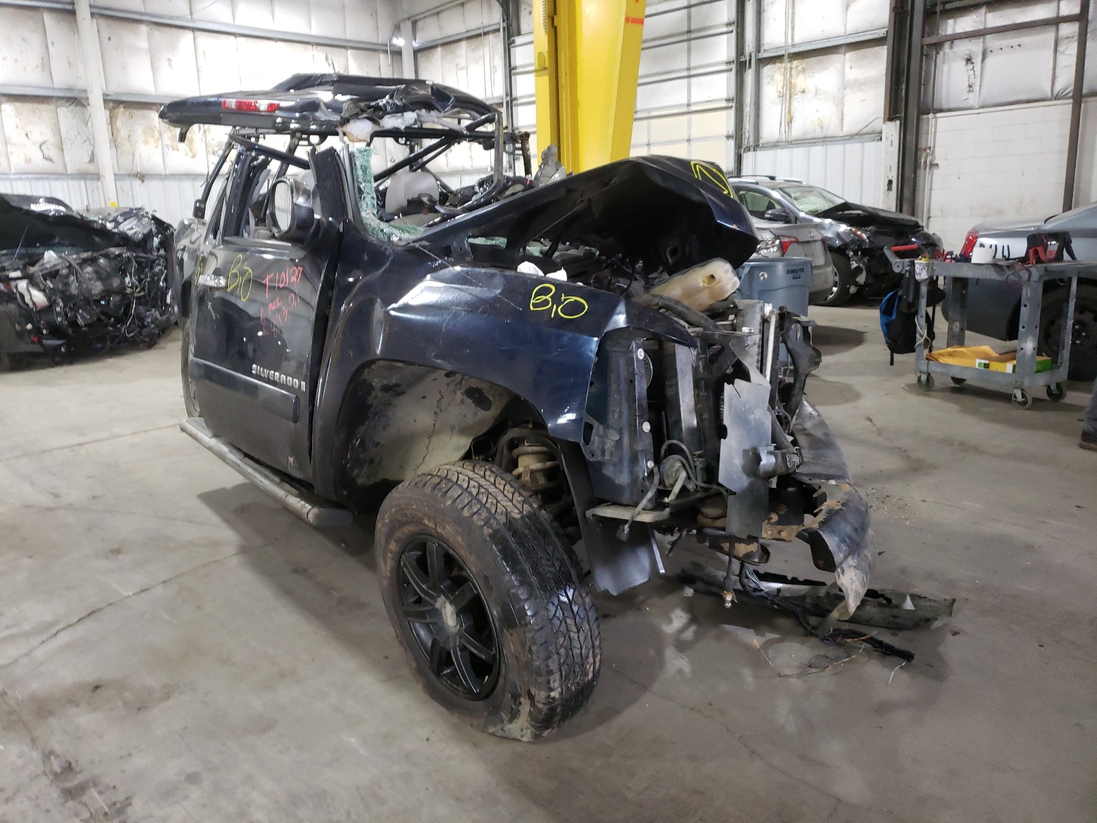 CHEVROLET SILVERADO 2008 with VIN 1GCEK19J68Z218856 - Photo from auction