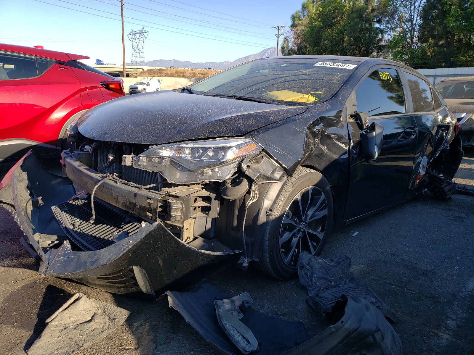 Photo 2 from auction – 2017 TOYOTA COROLLA L with VIN 5YFBURHE8HP621697