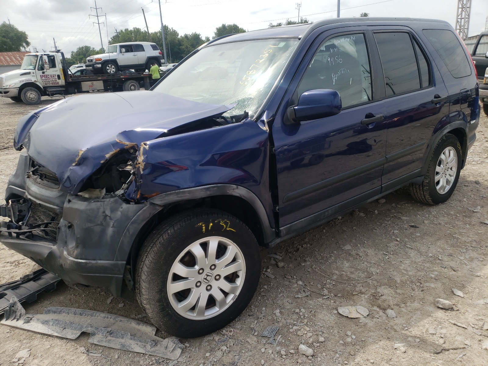 Photo 2 from auction – 2005 HONDA CR-V EX with VIN JHLRD788X5C009456