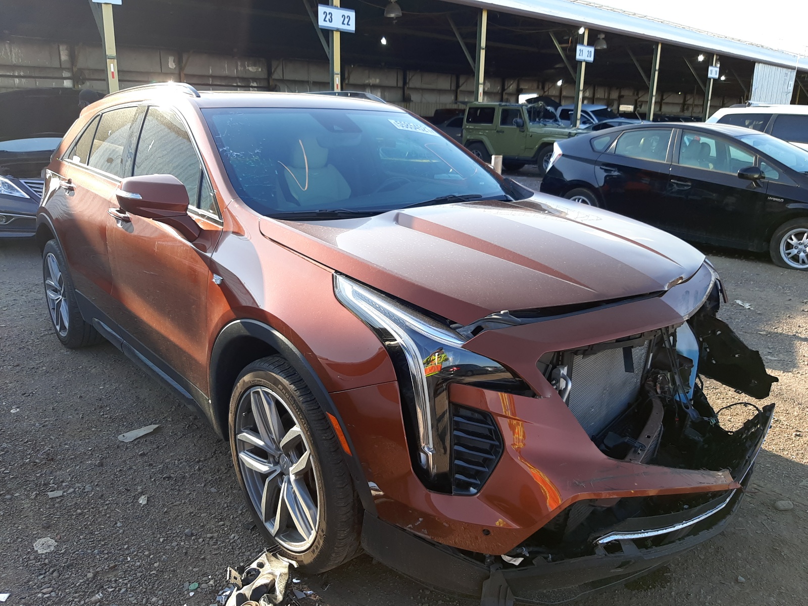 CADILLAC XT4 SPORT 2019 with VIN 1GYFZER48KF128743 - Photo from auction