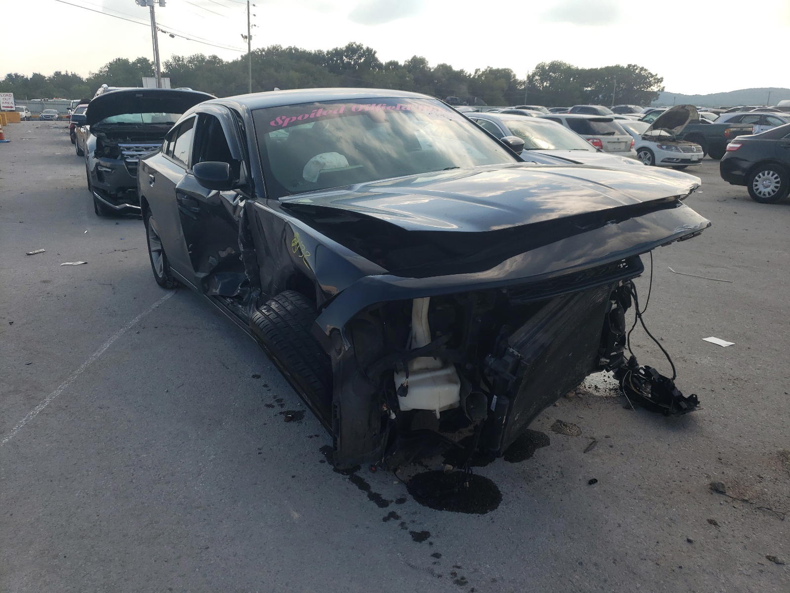 DODGE CHARGER SX 2016 with VIN 2C3CDXHG1GH204697 - Photo from auction