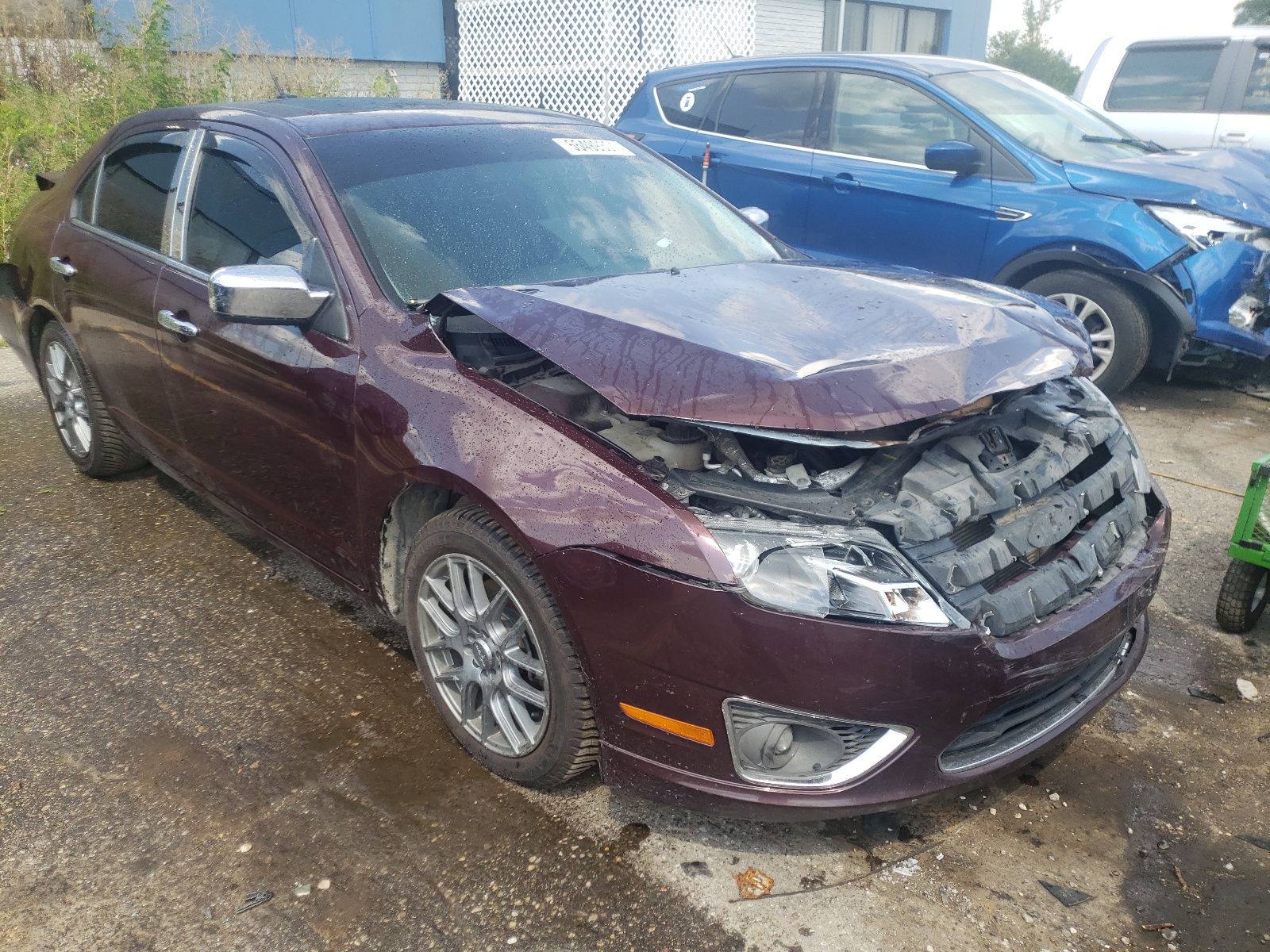 FORD FUSION SEL 2012 with VIN 3FAHP0JA5CR393493 - Photo from auction