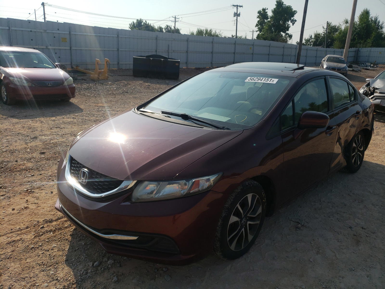 Photo 2 from auction – 2015 HONDA CIVIC EX with VIN 19XFB2F81FE026233