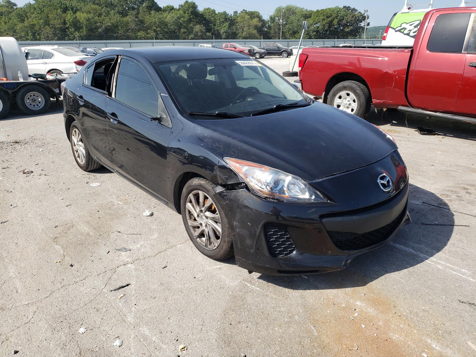 MAZDA 3 I 2012 with VIN JM1BL1V80C1634489 - Photo from auction