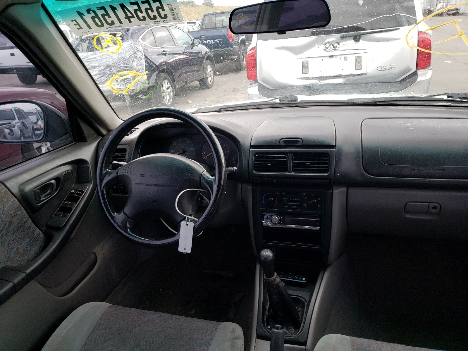 Photo 9 from auction – 1998 SUBARU FORESTER L with VIN JF1SF6356WG750185