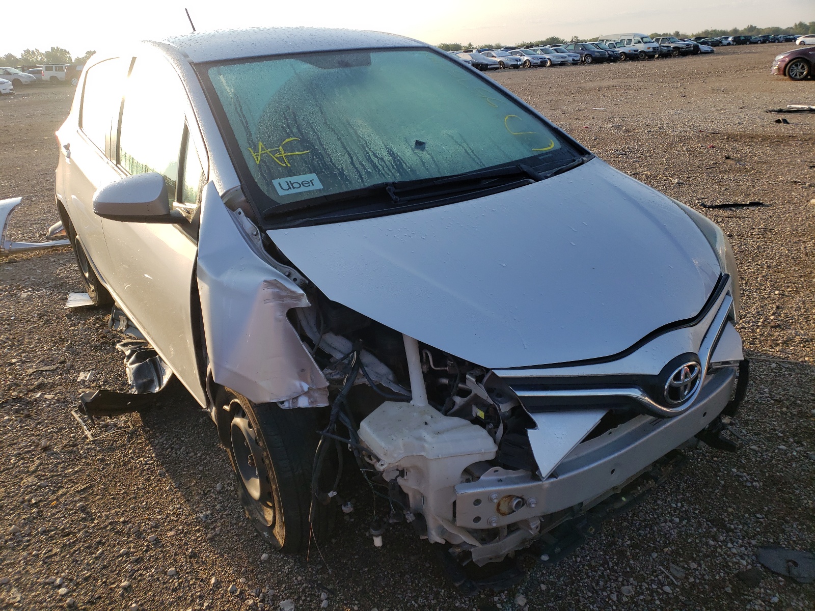 TOYOTA YARIS 2015 with VIN VNKKTUD35FA035297 - Photo from auction