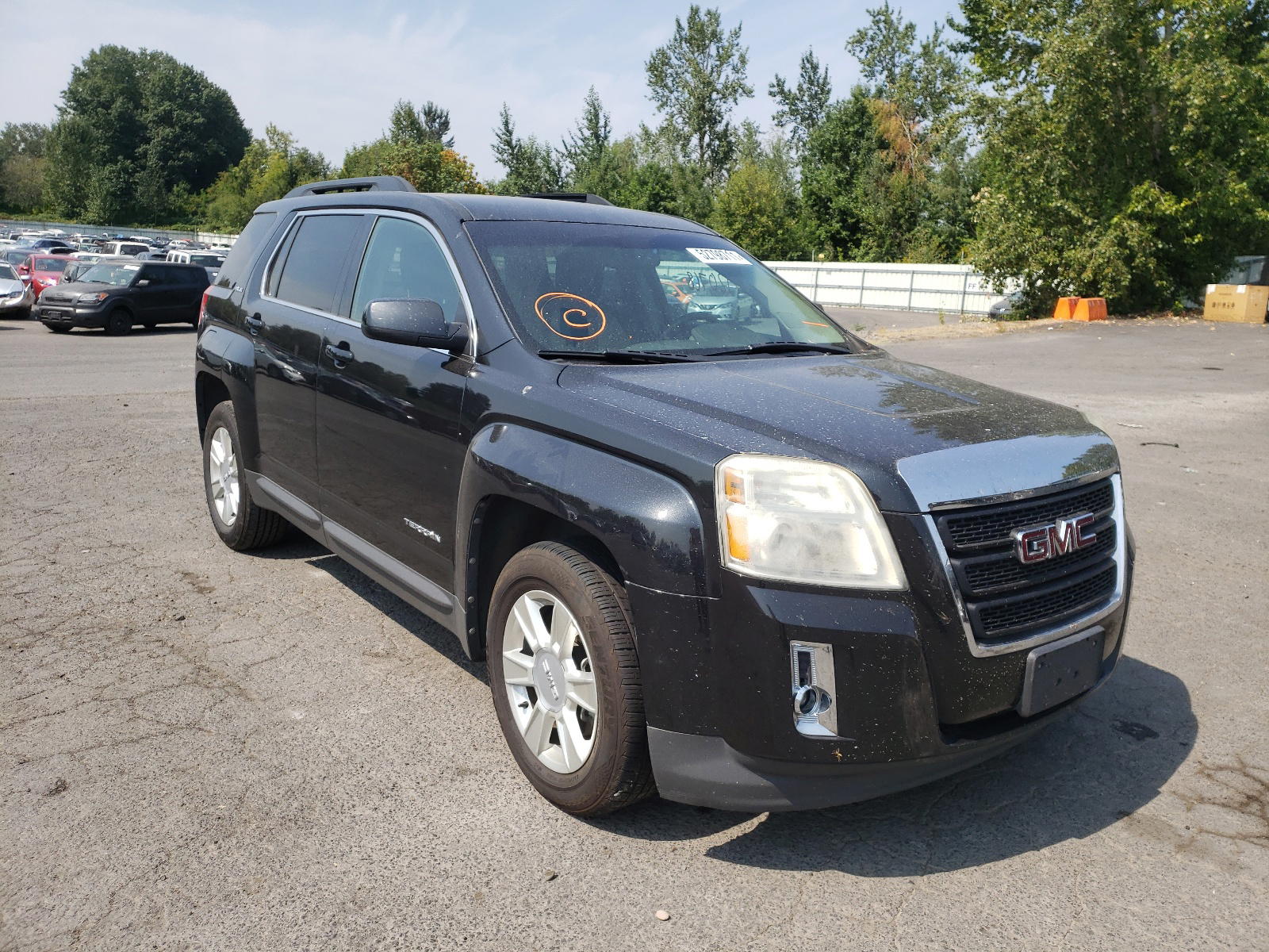 GMC TERRAIN SL 2010 with VIN 2CTALDEW8A6264256 - Photo from auction