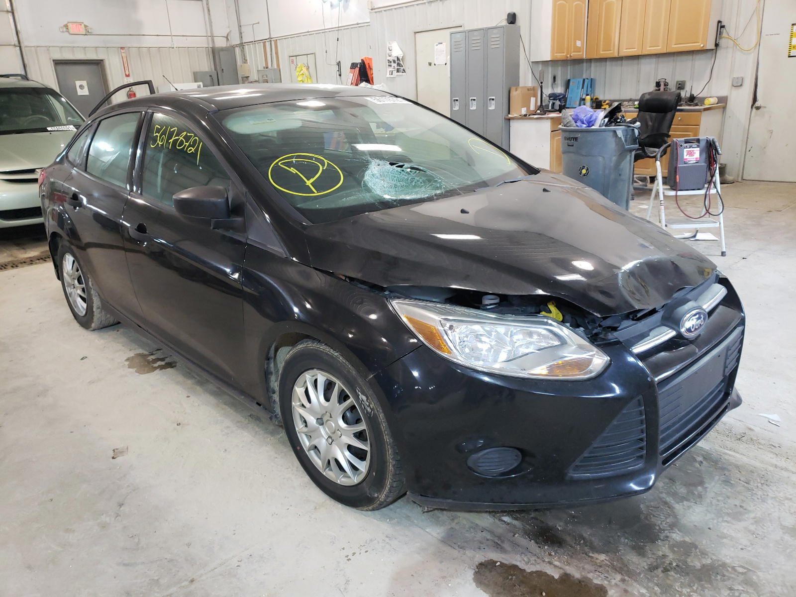 FORD FOCUS S 2014 with VIN 1FADP3E28EL105082 - Photo from auction