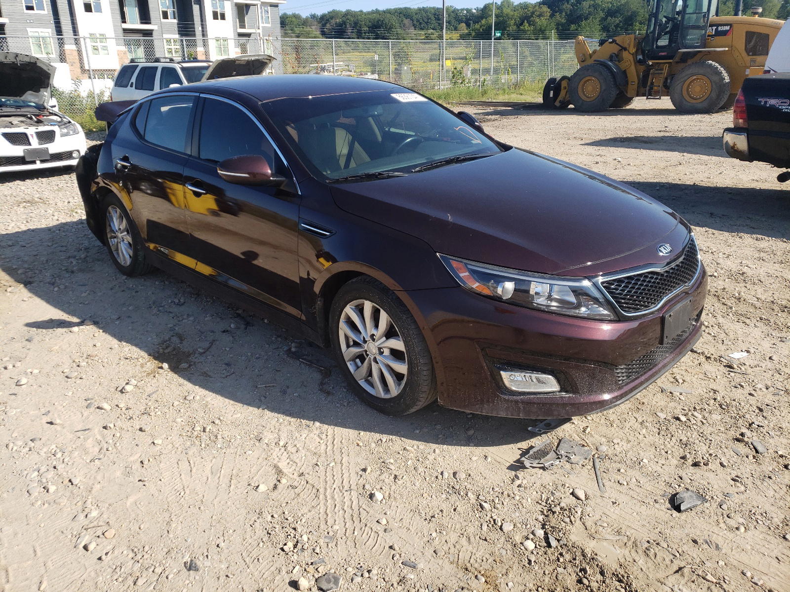 KIA OPTIMA EX 2015 with VIN 5XXGN4A78FG433477 - Photo from auction