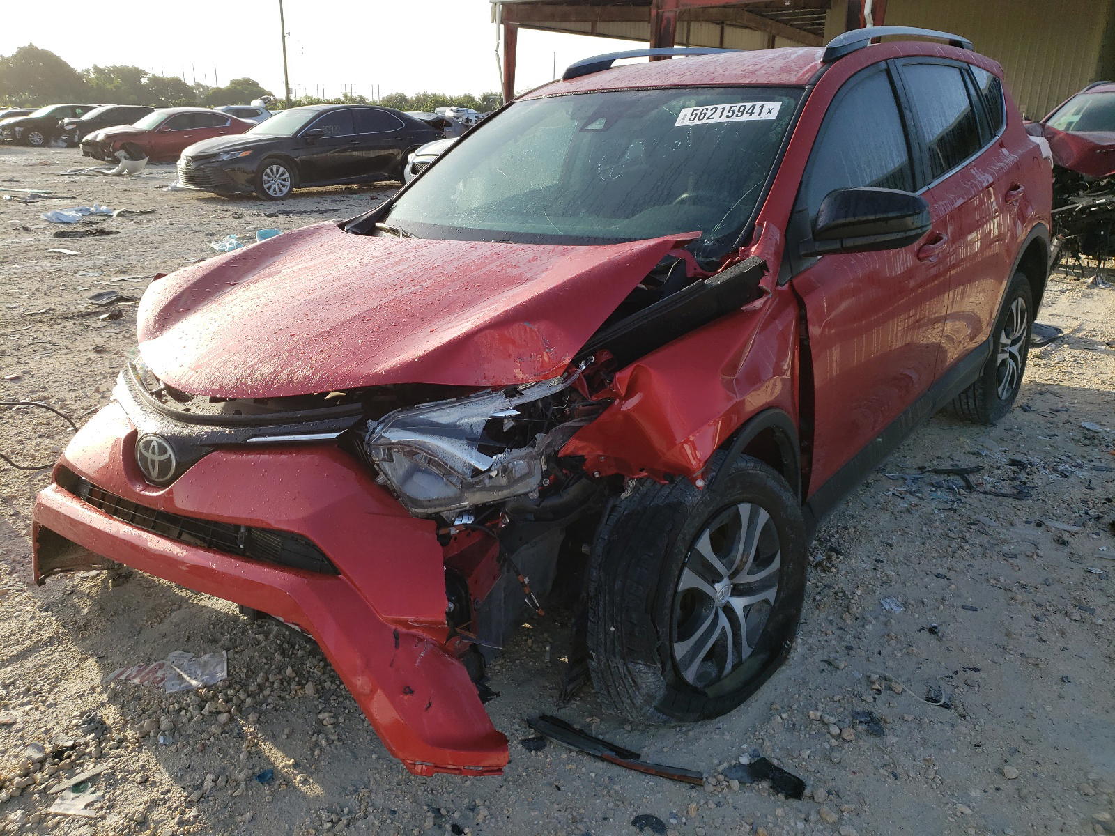 Photo 2 from auction – 2017 TOYOTA RAV4 LE with VIN 2T3BFREV0HW605191