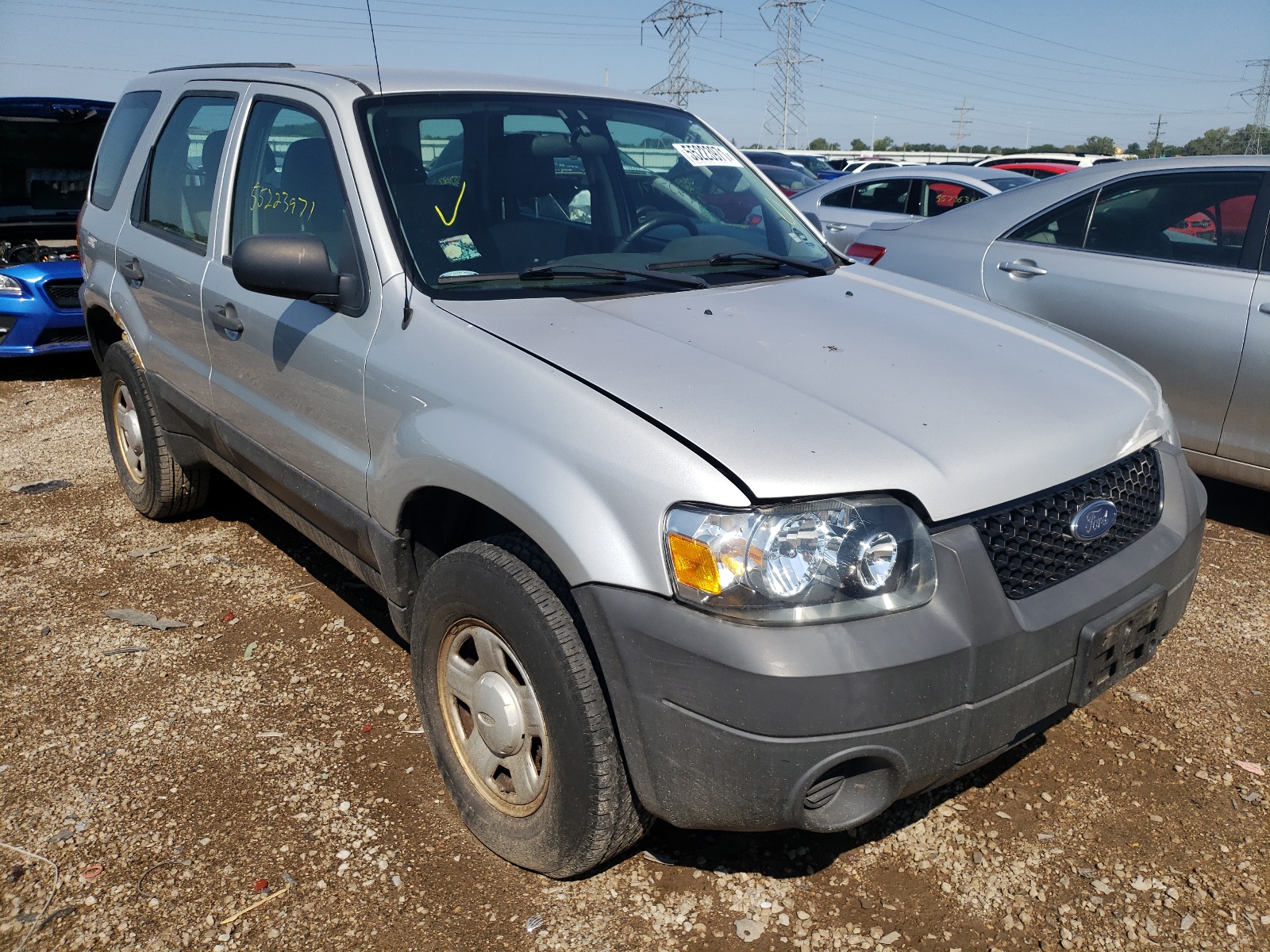 FORD ESCAPE XLS 2007 with VIN 1FMYU02Z87KB88456 - Photo from auction