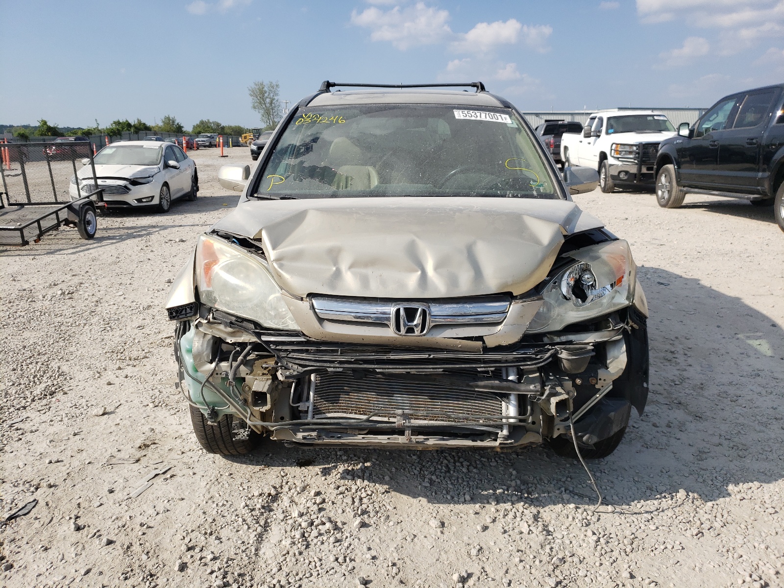 Photo 9 from auction – 2008 HONDA CR-V EXL with VIN 5J6RE48758L034246