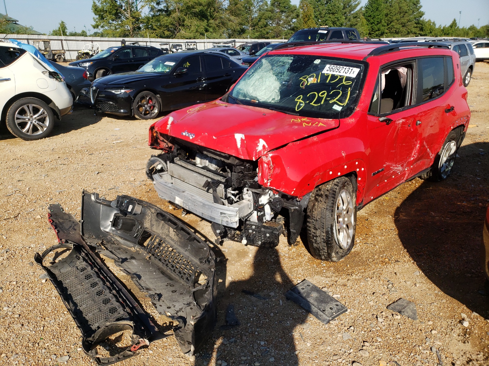 Photo 2 from auction – 2018 JEEP RENEGADE L with VIN ZACCJABB1JPH58018