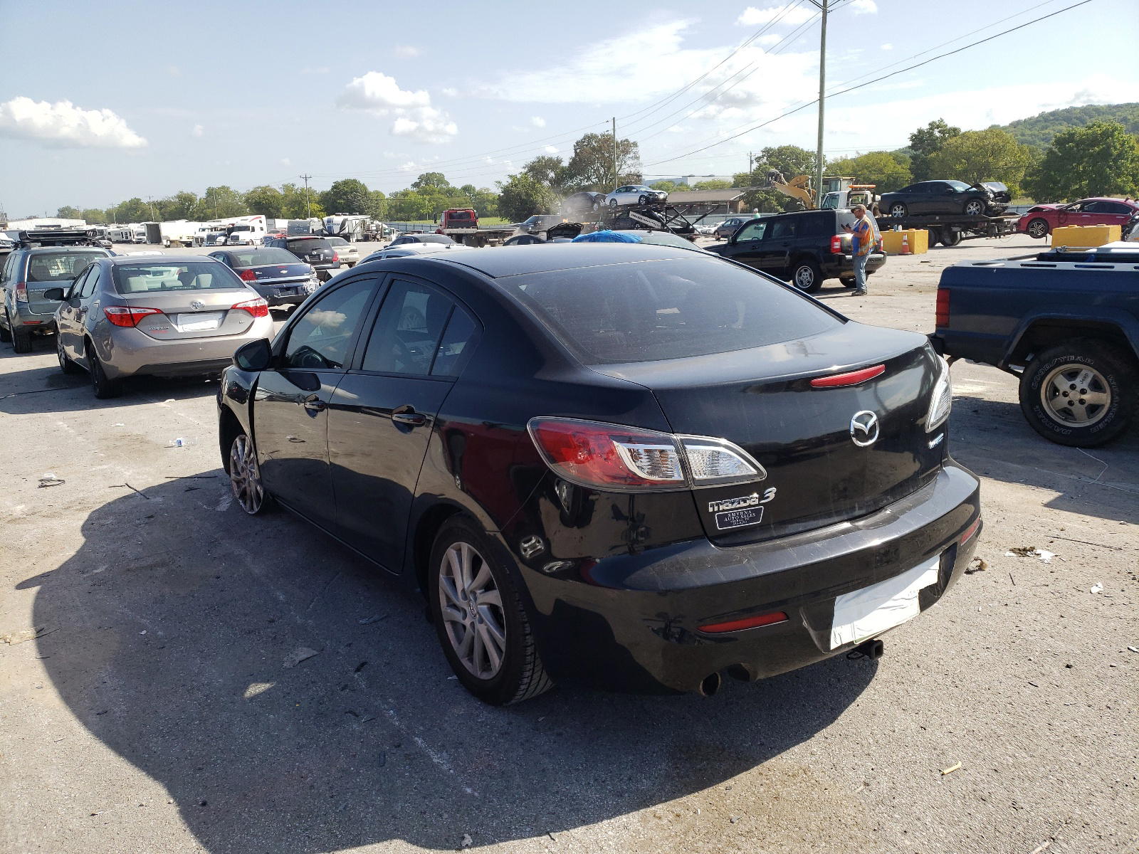 Photo 3 from auction – 2012 MAZDA 3 I with VIN JM1BL1V80C1634489